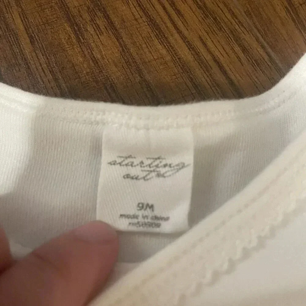 9M Starting Out Elephant Long Sleeve Onesie